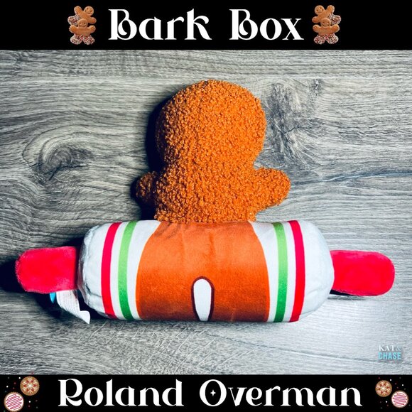 Barkbox Roland Overman Toasty Snowman Nana Secret Sauce M Christmas Thanksgiving - Picture 4 of 10